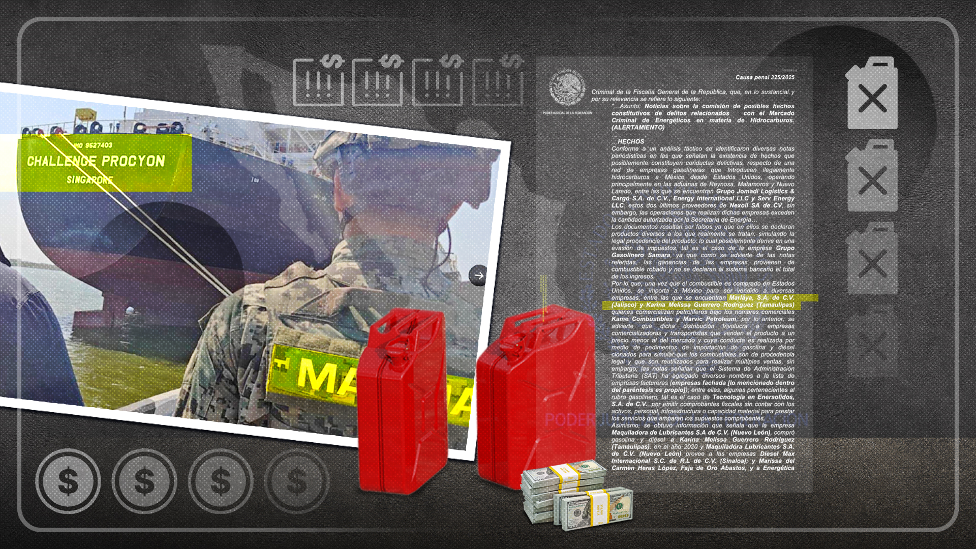 Huachicolera vinculada al Cjng defraudó 29 mil millones de pesos; cuatro veces La Estafa Maestra #EstafaMaestra 📰