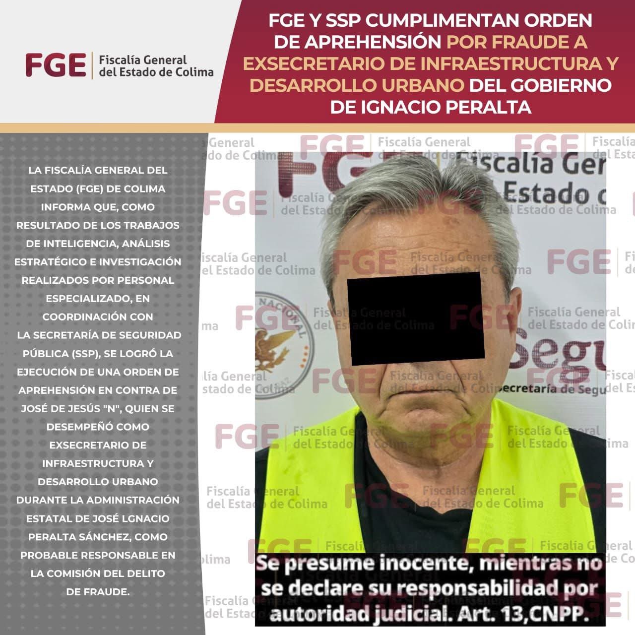 Detienen en Colima a exsecretario de Infraestructura por fraude millonario en proyecto inmobiliario #FraudeInmobiliario 📍